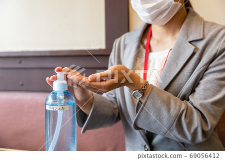 OL女士消毒預防感染感染手腕消毒酒精乙醇消毒凝膠面膜 69056412