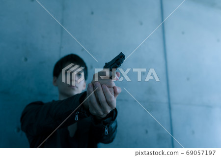 gun, male, man 69057197