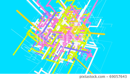 colorful, colorfull, light blue 69057643