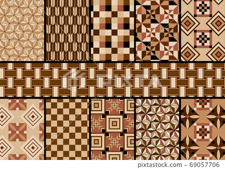Pattern collection for illustrator of parquet Pattern collection for illustrator of parquet 69057706