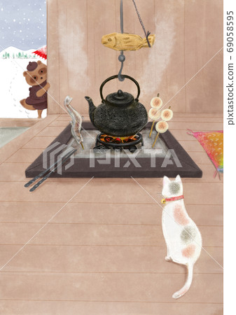 日本風景冬天沒有文字 69058595