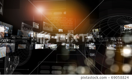 Cyber photo graphic design Cyber photo graphic design 69058824
