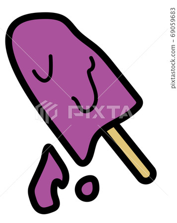 Melted ice cream 69059683