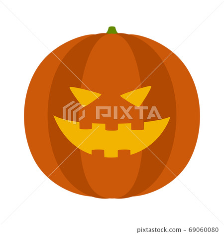 Illustration of Jack O Lantern for Halloween. I have a scary face. 69060080
