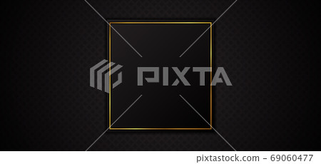 Luxury black design square shape frame pattern background Luxury black design square shape frame pattern background 69060477