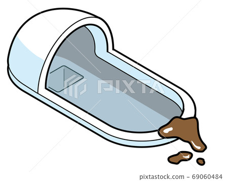 Japanese style toilet dirty with dirt Japanese style toilet dirty with dirt 69060484