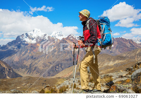 Hike in mountains 69061027