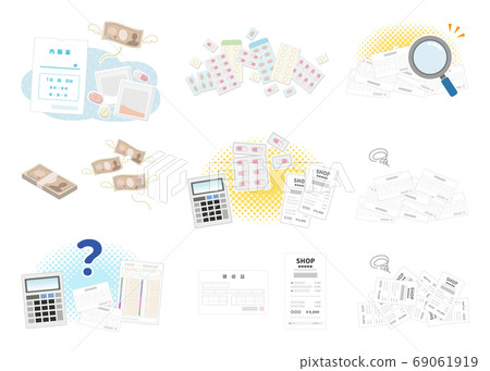 Image illustration set about medicine and money 69061919