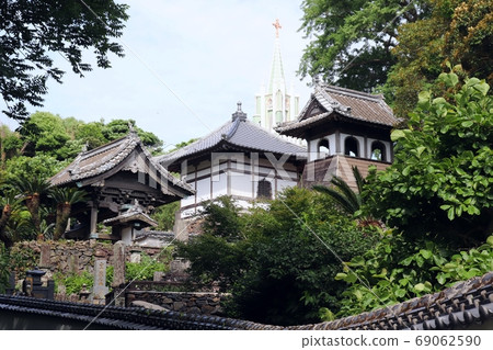 A view of the temple and the church A view of the temple and the church 69062590