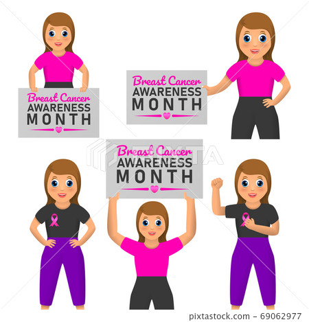 World Breast Cancer poster. web banner. Breast Cancer Awareness Pink Ribbon. Vector illustration. World Breast Cancer poster. web banner. Breast Cancer Awareness Pink Ribbon. Vector illustration. 69062977