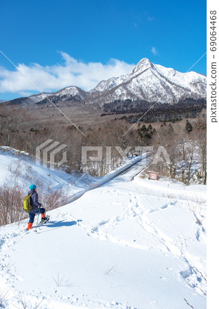 Image of snow chute trekking Kagami Oyama Image of snow chute trekking Kagami Oyama 69064468