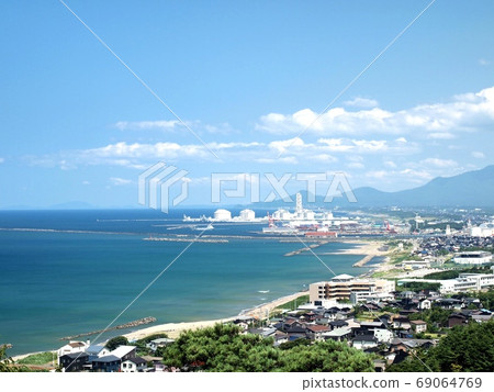 The Sea of Japan seen from Joetsu City The Sea of Japan seen from Joetsu City 69064769