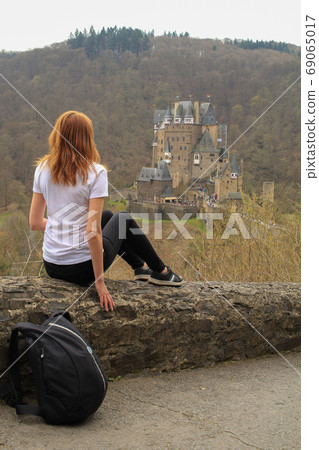 Burg Eltz castle in Rhineland-Palatinate state, Germany. 69065017