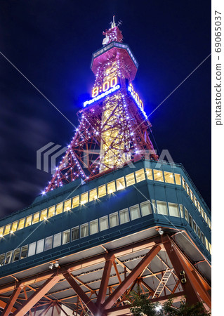 札幌電視塔夜景，近景 69065037