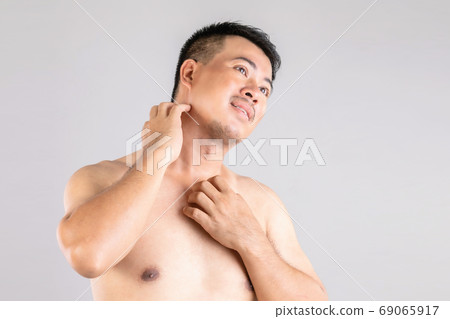 Health care or Itchy or Tinea Cruris concept 69065917