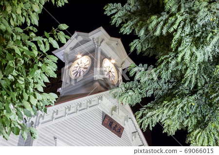 夏季札幌鐘樓夜景 69066015