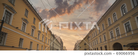 Nevsky prospekt - the main street of St. Petersburg 69066956