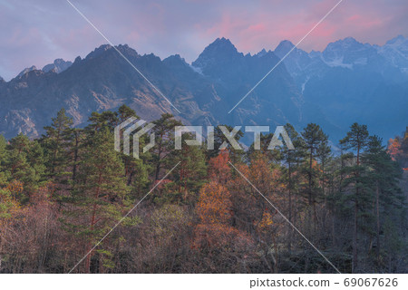 Mountains of the Caucasus. North Ossetia. 69067626