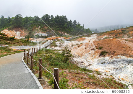 Akita / Goseikake Nature Research Road (Nature observation walking path where you can observe extremely rare mud volcanoes) 69068255