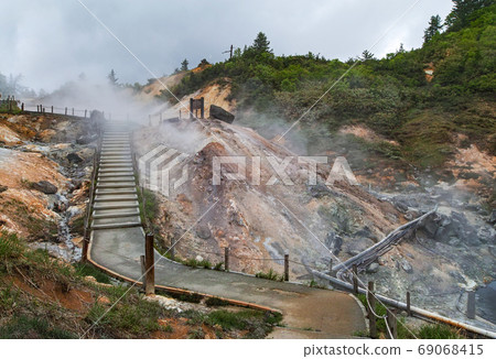 Akita / Goseikake Nature Research Road (Nature observation walking path where you can observe extremely rare mud volcanoes) Akita / Goseikake Nature Research Road (Nature observation walking path where you can observe extremely rare mud volcanoes) 69068415