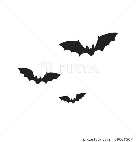 Bats isolated on white background Bats isolated on white background 69068507