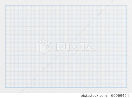 Graph paper_Cyan 69069434
