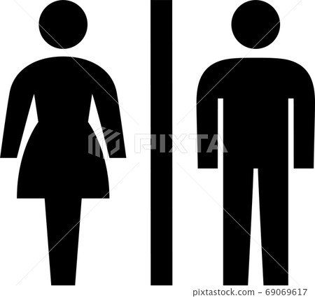 Toilet pictogram 69069617