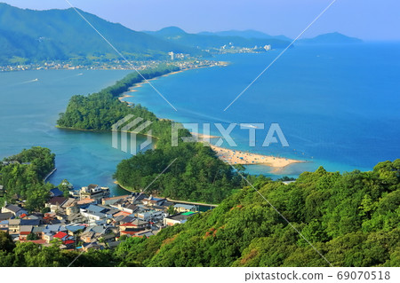 [京都]天橋立在晴朗的天氣下 69070518