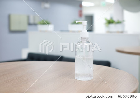 Sanitizer on blur background with copy space for design... Sanitizer on blur background with copy space for design... 69070990