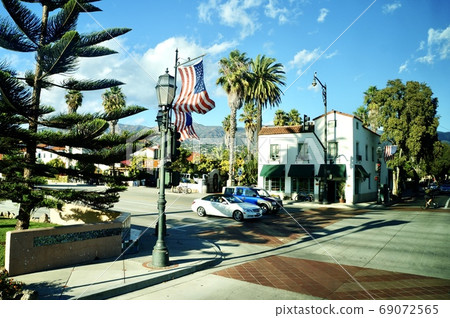 美國加州聖塔芭芭拉街景 69072565