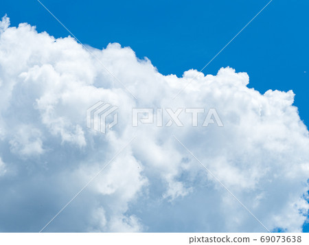 The vast blue sky and clouds sky 69073638