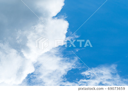 The vast blue sky and clouds sky 69073659