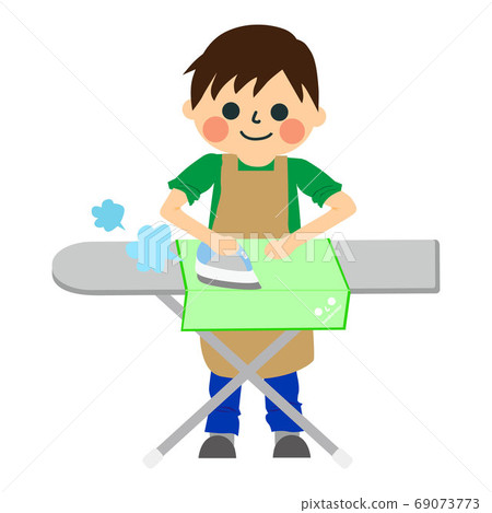 A man doing housework 69073773