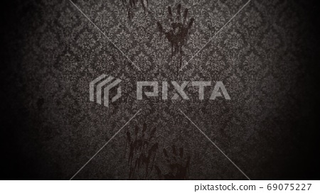 Mystical Horror Background With Dark Hall Of Room Stock Illustration 69075227 Pixta