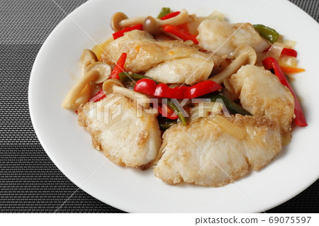 Sweet vinegar of white fish Sweet vinegar of white fish 69075597