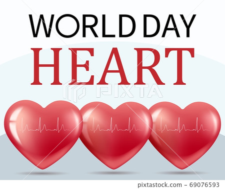 Heart Day Banner Heart Day Banner 69076593