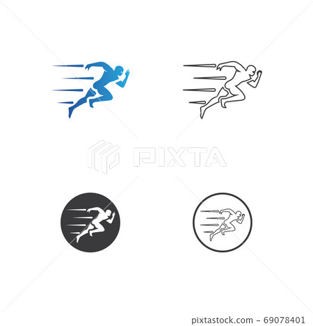 people Running gesture illustration vector design people Running gesture illustration vector design 69078401