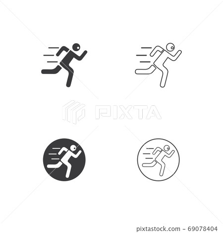 people Running gesture illustration vector design people Running gesture illustration vector design 69078404