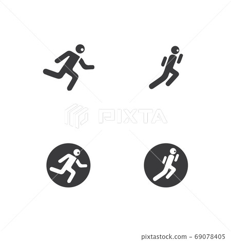 people Running gesture illustration vector design people Running gesture illustration vector design 69078405