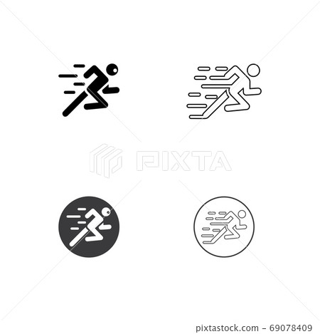 people Running gesture illustration vector design people Running gesture illustration vector design 69078409