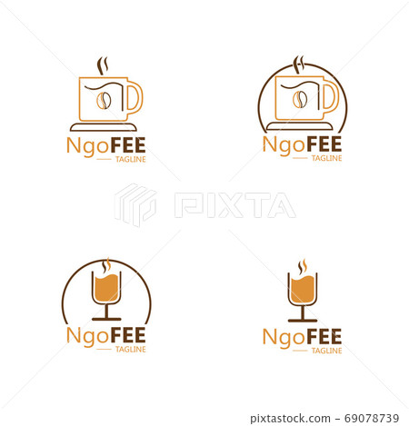 Coffee cup Logo Template Coffee cup Logo Template 69078739