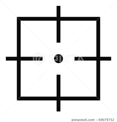 Purpose icon, simple style. Purpose icon, simple style. 69079732