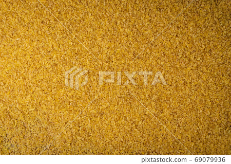 Bulgur, Bulgour or Bulghur Grains Texture Background 69079936