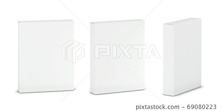 Blank cardboard box mockup Blank cardboard box mockup 69080223