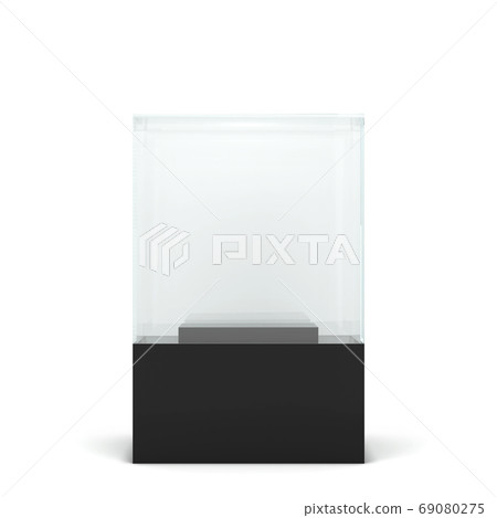 Empty glass display 69080275