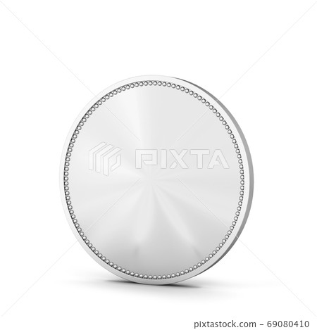 Empty silver coin 69080410