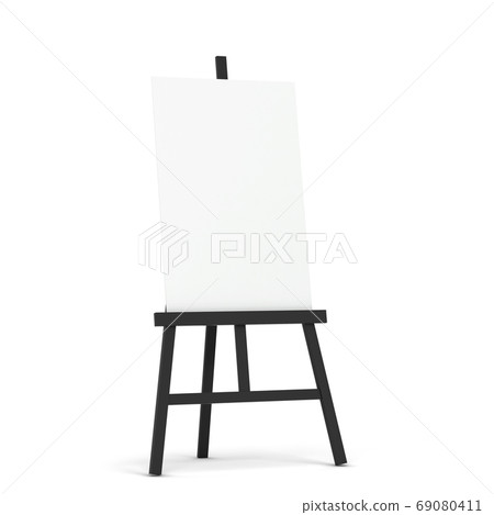 Blank easel mockup 69080411