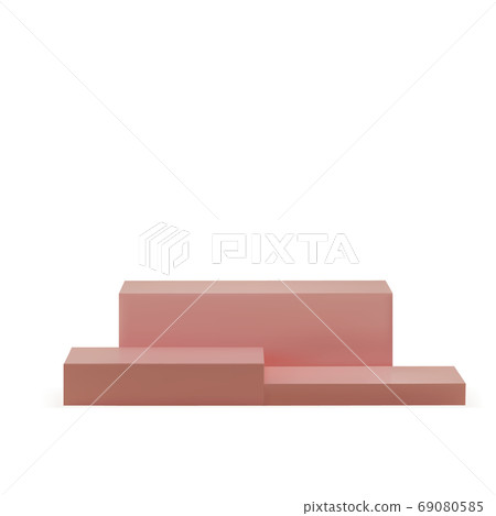 Pink Peach Square Podiums for Marketing Product Pink Peach Square Podiums for Marketing Product 69080585