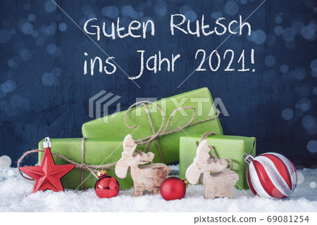 Green Christmas Gifts, Guten Rutsch Ins Jahr 2021 69081254