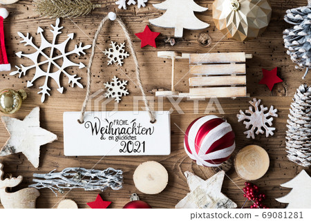 Wooden Christmas Decoration, Sign, Glueckliches Wooden Christmas Decoration, Sign, Glueckliches 69081281